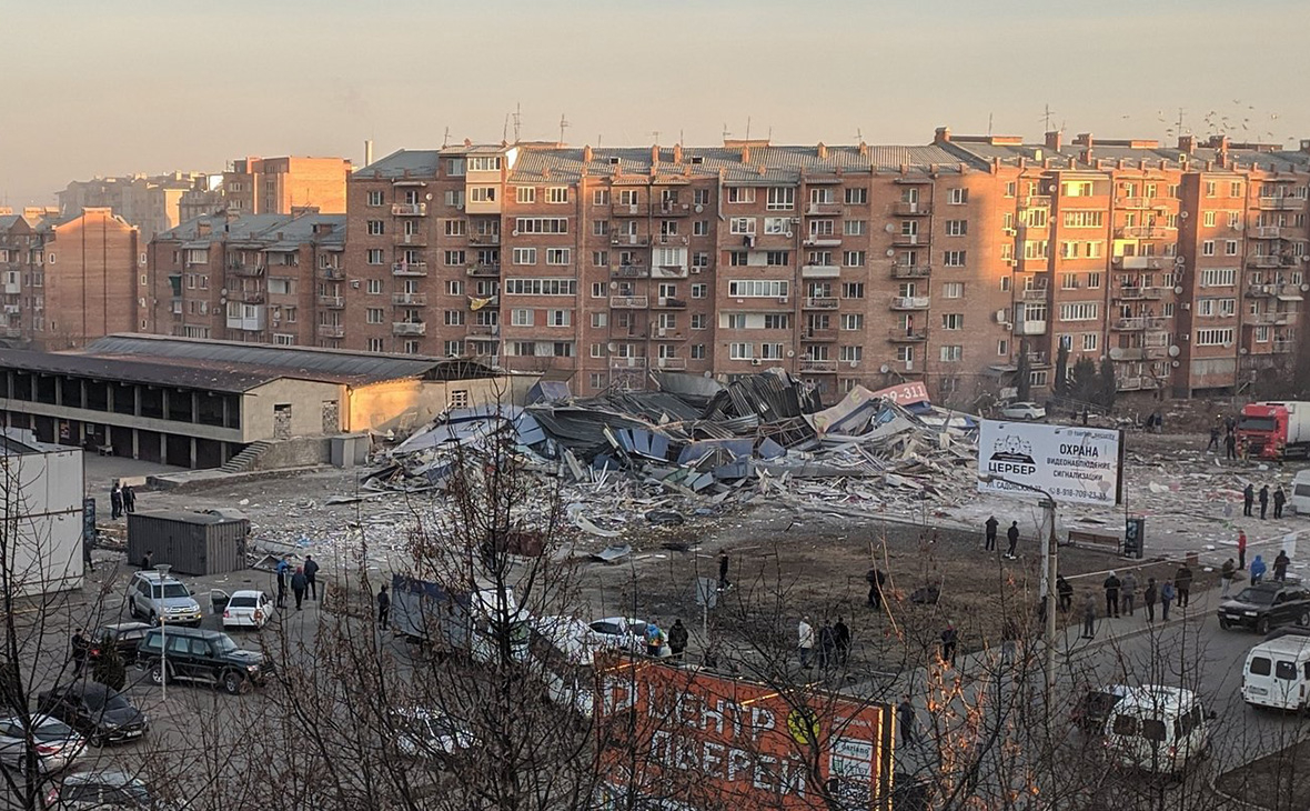 Орусияда супермаркет жарылды