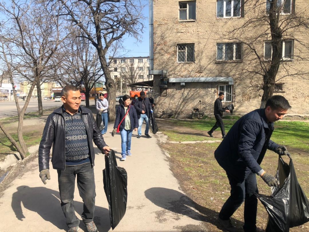 Бишкектиктер жалпы шаардык ишембиликте 117 тонна таштанды топтошту