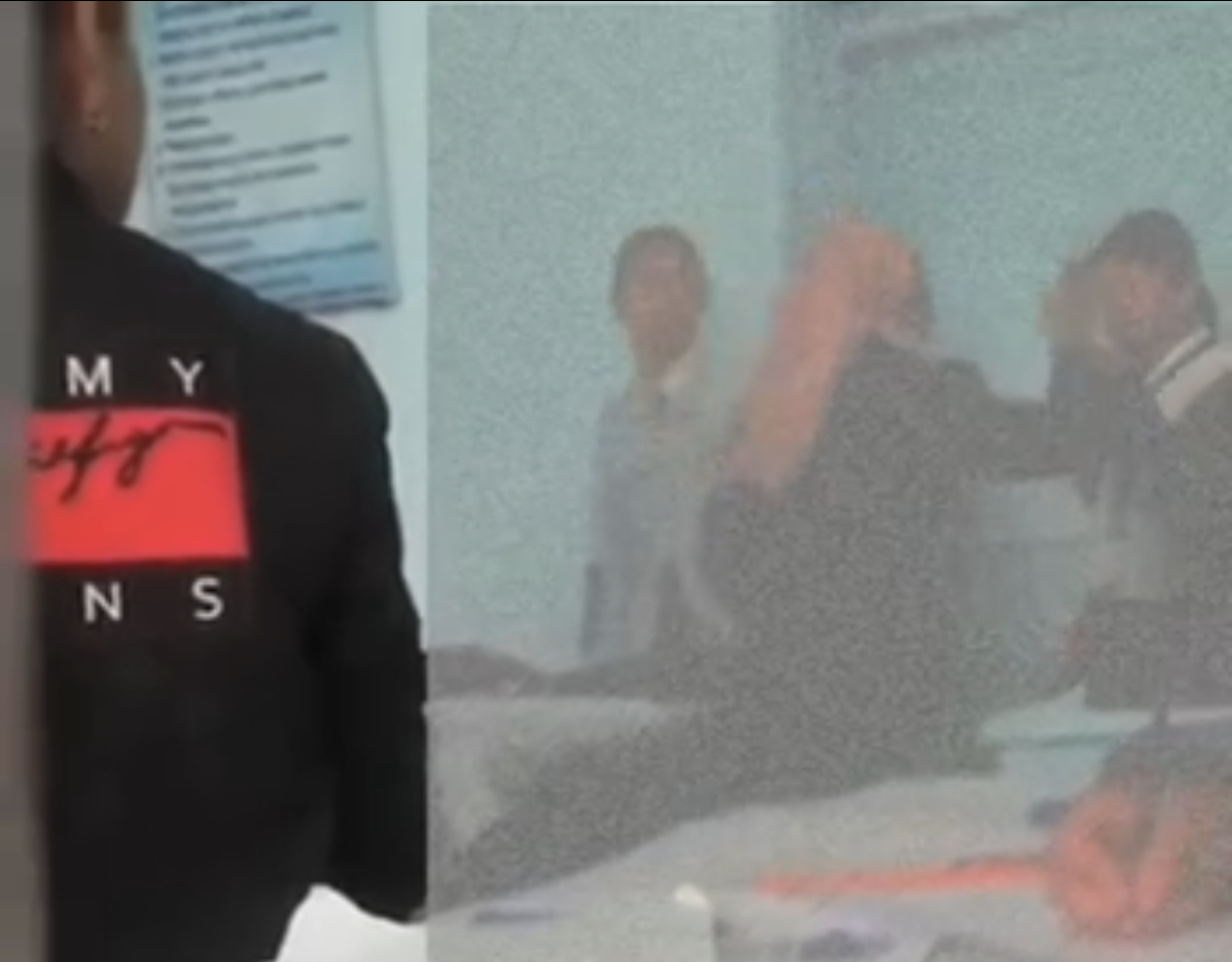 Мугалимдин окуучуну сабап жаткандагы видео тарады