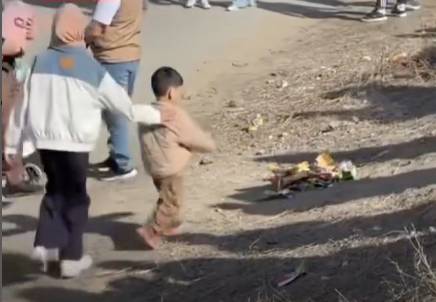 Казакстанда таштанды жыйнаган 3 жаштагы бөбөктү президент сыйлады