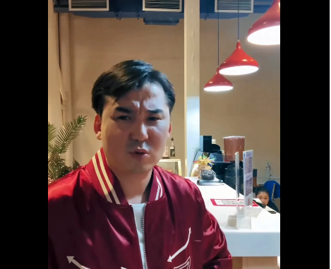 Мирбек Атабеков менен Мээрим Төлөпберген бирге видео тартышты