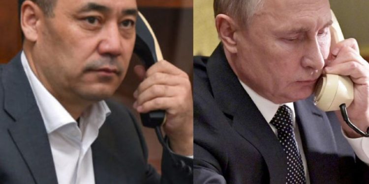 Садыр Жапаров Владимир Путин менен телефон аркылуу сүйлөштү