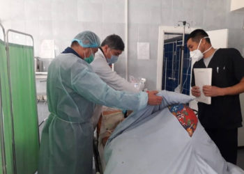 Таласта кафеден чыккан өрттөн жабыркагандар Бишкекке которулат