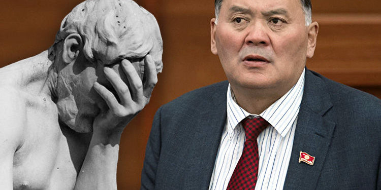 «Мэ, эне*!» Уялчаак депутаттын уятсыз жоругу