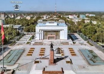 Туристтер үчүн Кыргызстандын виртуалдык картасы чыкты