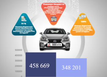 Каттоо кызматы өлкөнүн казынасына 70 миллион сомго жакын акча которду
