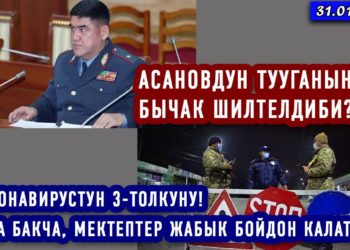 ЖАНЫЛЫКТАР (31-январь) Эс албайм деген Жапаров / Асановдун тууганына бычак шилтелдиби?