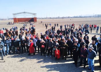 Бишкекте «Ак-Кула» ат майданын шаардын четине көчүрүүгө каршы митинг өтүп жатат