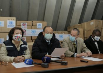 ДССУ Улуу Британиянын каржылык колдоосу менен Кыргызстанга 4 тонна гуманитардык жардам көрсөттү