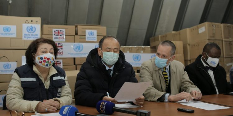 ДССУ Улуу Британиянын каржылык колдоосу менен Кыргызстанга 4 тонна гуманитардык жардам көрсөттү