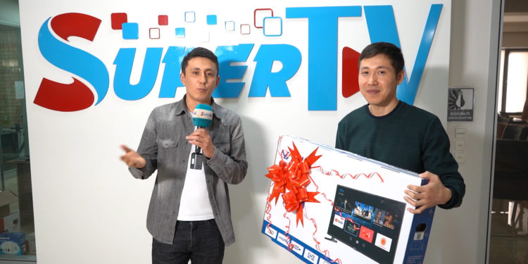 SUPERTV`нын көрүүчүсү телевизор утуп алды!