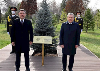 Президенттер Ардактуу меймандар аллеясына бак отургузушту (сүрөт)