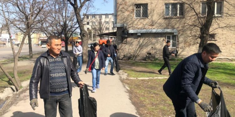 Бишкектиктер жалпы шаардык ишембиликте 117 тонна таштанды топтошту