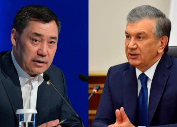 Садыр Жапаров менен Шавкат Мирзийоевдин расмий жолугушуу аземи болду