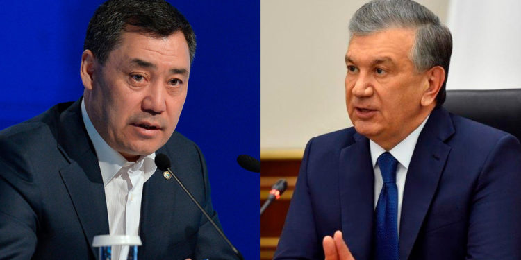 Садыр Жапаров менен Шавкат Мирзийоевдин расмий жолугушуу аземи болду