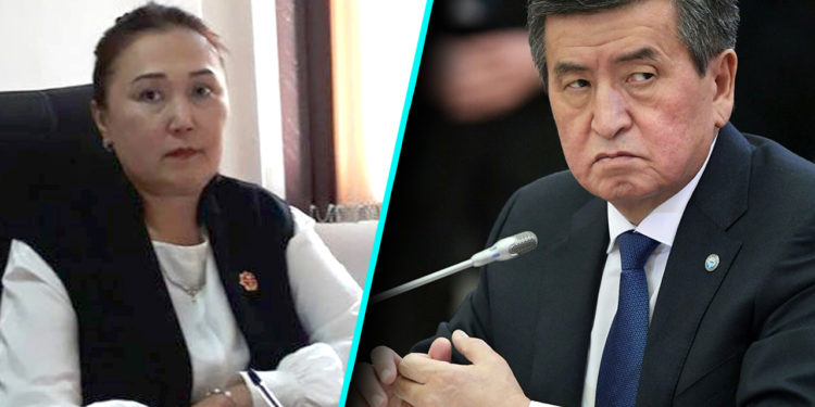 Экс-президент Сооронбай Жээнбековдун алдамчылыкка шектелген карындашы үй камагына чыгарылды