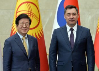 Садыр Жапаров Кореянын Улуттук Ассамблеясынын төрагасы Пак Бён Сок менен жолугушту