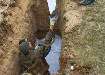 Токтогул суу сактагычынын жээгине чыгып калган адам сөөктөрү көмүлдү