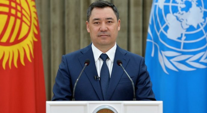 Садыр Жапаров: «Кыргызстан Тынч, Индия жана Атлантика океандарынын портторуна чыгууга муктаж»