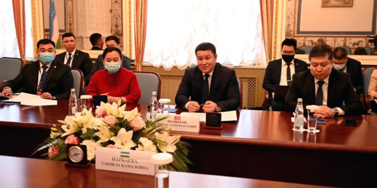 Төрага Талант Мамытов Өзбекстандын Олий Мажлисинин төрайымы менен жолукту