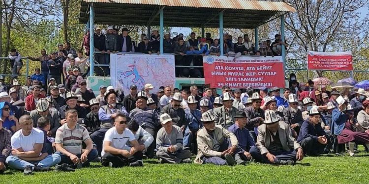 Кемпир-Абад суу сактагычы боюнча 28-апрелде эл дагы чогулат