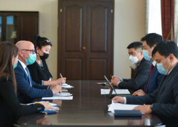 Улукбек Марипов жана Европа реконструкциялоо жана өнүктүрүү банкынын директору менен жолукту