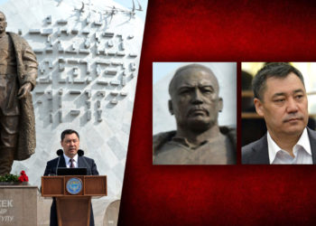 ЖАҢЫЛЫКТАР. «Садыр Жапаровго окшош…» Бишкек баатырдын эстелиги талкууга түштү