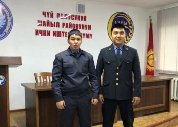 Кара-Балта шаарында милиция кызматкерлери асынып алган жаранды аман алып калышты