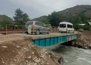 Сары-Челекке бара албай жаттыңыз беле? Сел алып кеткен көпүрөнүн ордуна башкасы орнотулду