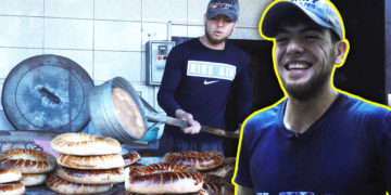 Тандырдын ысык табында күнүнө 500 нан жасаган наабайчы