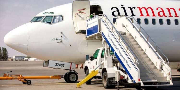 «Air Manas» компаниясы Грузияга чартердик каттамда учуп баштады