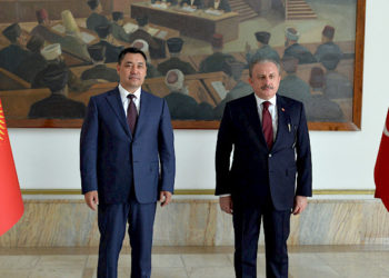 Садыр Жапаров Түркиянын парламентинин төрагасы менен жолугушту