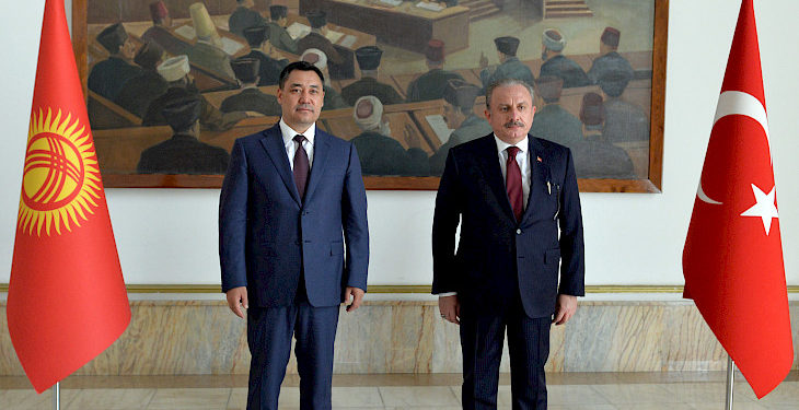 Садыр Жапаров Түркиянын парламентинин төрагасы менен жолугушту