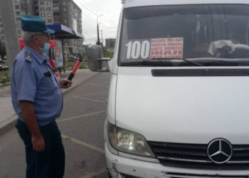 Бишкектеги коомдук транспортторго санитардык көзөмөл күчөтүлдү