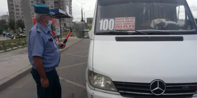 Бишкектеги коомдук транспортторго санитардык көзөмөл күчөтүлдү