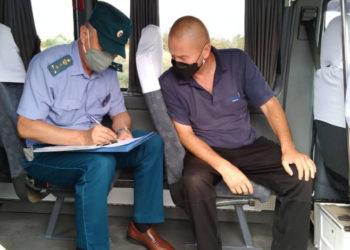 Бишкекте санитардык эрежени бузган айдоочуларга айып салынды