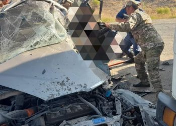 Унаанын тамтыгы чыгып калган. Жалал-Абаддагы жол кырсыкта 6 адам көз жумду (сүрөт)