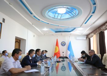 Ош мэри Улуу Британиянын элчисинен билим берүү тармагын колдоону суранды