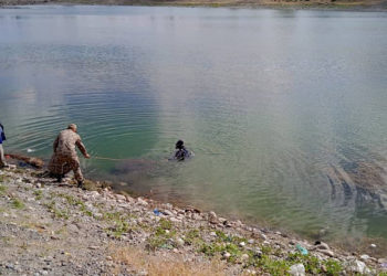 Сокулукта көлмөдөн изделип жаткан кишинин сөөгү табылды