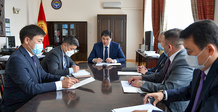 Марипов бир катар өлкөлөрдөгү дипломатиялык миссияларынын жаңыдан дайындалган башчылары менен жолугушту