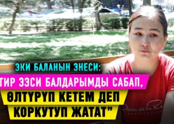 “Батир ээси балдарымды сабап, кайра менден миллион сом сурап жатат” дейт эки баланын энеси