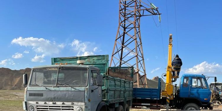 Нарындын эң алыскы чек ара заставасына алгачкы жолу электр кубаты жеткирилди