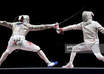 Олимпиада. Роман Петров фехтование боюнча 1/16 финалга чыкты