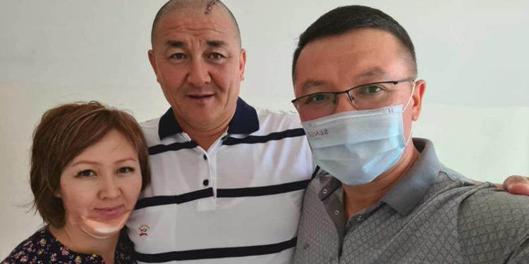 Бишкектин вице-мэри Ырсалиевдин жол кырсыкка кабылгандан кийинки сүрөтү