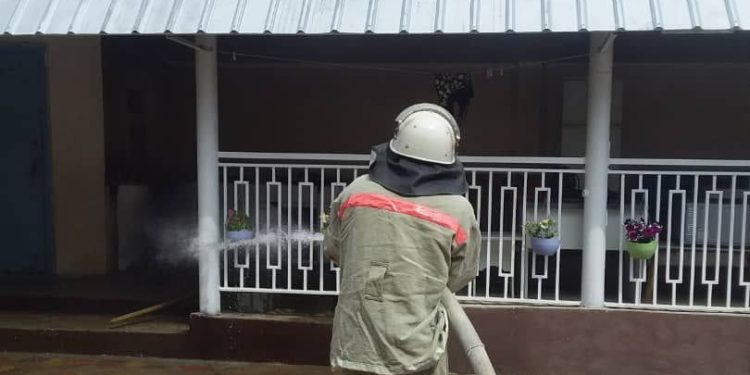 Ысык-Көлдө үйдө газ баллон жарылып, өрт чыккан (сүрөт)