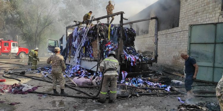 Чүйдө цехтен өрт чыкты (сүрөт)