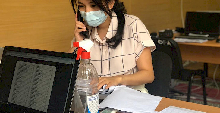 Коронавирус: 118 ыкчам байланыш кызматынын операторлорунун штаты көбөйтүлдү