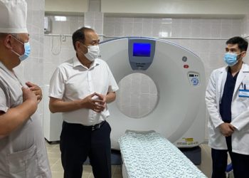 Жугуштуу оорулар ооруканасына компьютердик томограф тапшырылды