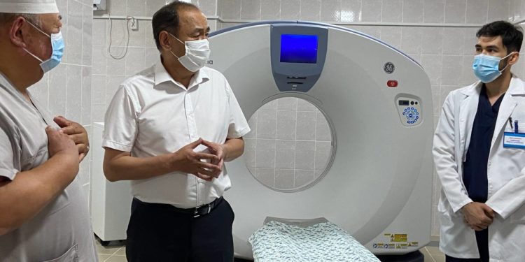 Жугуштуу оорулар ооруканасына компьютердик томограф тапшырылды