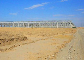 Ошто тигүү фабрикасынын курулушунун биринчи этабы аяктоо алдында турат